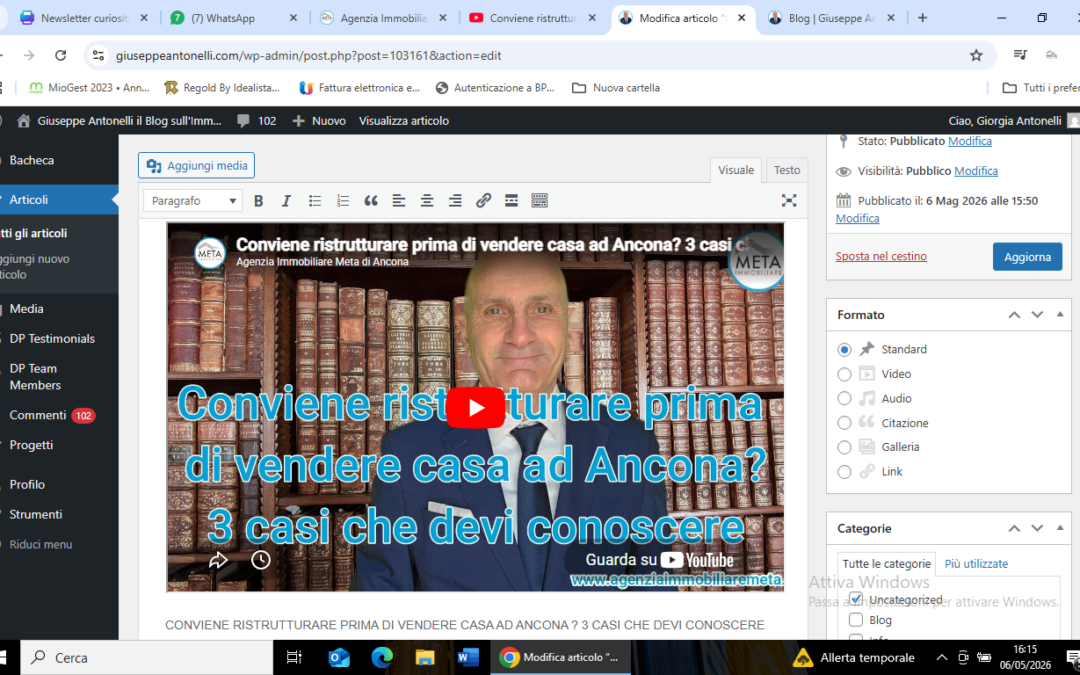 Conviene ristrutturare prima di vendere casa ad Ancona? 3 casi che devi conoscere